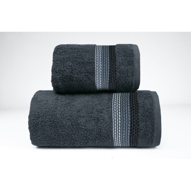 Ombre dvielis 70x140 pelēks 450g/m2 Frotex