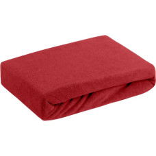 Frotē palags 220x200 sarkans 170 g/m2 20 cm matracim