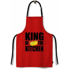Virtuves priekšauts 65x75 Karalis virtuves sarkans