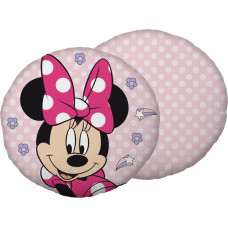 Dekoratīvais spilvens 40 cm Minnie Dots Mini peles rozā flīsa formas rotaļlieta