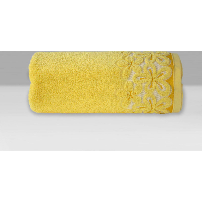 Bella dvielis 30x50 dzeltens 450 g/m2 frotē