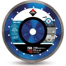 Rubi turbo dimanta disks VIPER - TVA cieto materiālu sausai griešanai 125/22,2 mm, SUPERPRO klase, [31933]