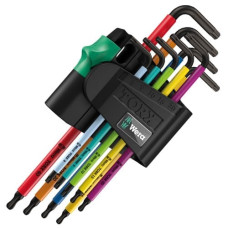 Wera sešstūra atslēgu komplekts Torx Multicolor skrūvēm [05073599001]