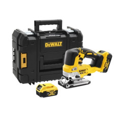 Dewalt-Maszyny XR bezvadu bezsuku finierzāģis, 18V Li-lon 2x5,0Ah, TStak DeWalt kastē [DCS334P2-QW]