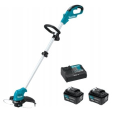 Makita-Maszyny bezvadu, teleskopiskais zāles trimeris 10.8V/12V max Makita [UR100DSME] 2x4.0Ah, Li-Ion, CXT