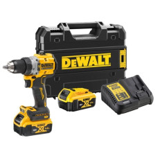 Dewalt-Maszyny bezvadu XR triecienurbjmašīna, Li-Ion 18V/2x5.0Ah, 90Nm, TSyes [DCD805P2T-QW]