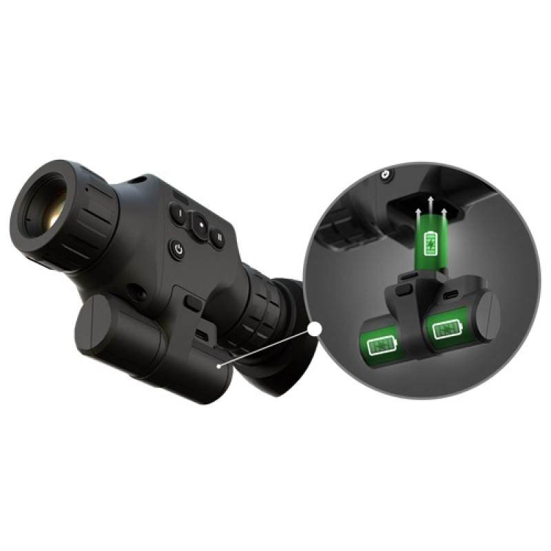 Pagarināts darbmūža akumulators, ATN, ODIN LT Termālam monokulāram