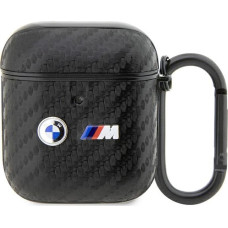 BMW BMW BMA2WMPUCA2 AirPods 1/2 cover czarny/black Carbon Double Metal Logo