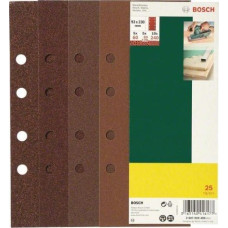 Bosch Bosch 25 Sanding Pads 93x230 8 holes Grit 60-240