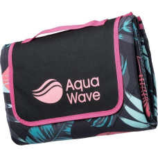 Aquawave Koc piknikowy 140x170cm ALADEEN pink leaves