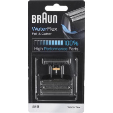Braun WaterFlex 51B Replacement foil & cutter for electric shaver WaterFlex Black