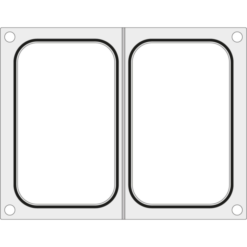 Hendi Formas matrica MCS metināšanas aparātiem divu paplāšu konteineriem 178x113 mm - 805459