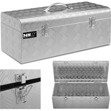 MSW Darbnīcas instrumentu kaste alumīnija bagāžnieks 31 l 58 x 25,5 x 25,5 cm