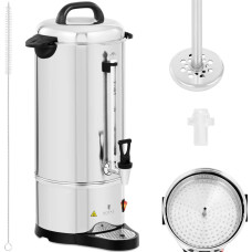 Royal Catering Infuser Kafijas Tēja Infuser ar jaucējkrānu un pilienu paplāti 1200 W 9 L