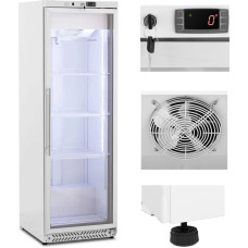 Royal Catering Ledusskapja stikls ēdināšanas ledusskapis 4 plaukti 380 l 215 W