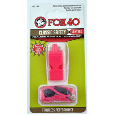 FOX Classic whistle + string 9903-0408 pink