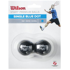 Wilson Staff Squash Blue Dot Ball WRT617500