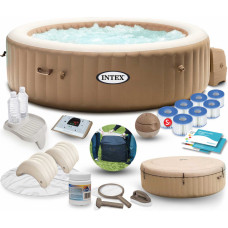 Intex Piepūšamā SPA džakuzi ar hidromasāžu 216 x 71 cm 6 personām. + premium aksesuāri 28428