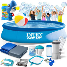 Intex Paplašināms dārza baseins 396 x 84 cm 15in1 28142 + BEZMAKSAS burbuļu mašīna