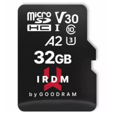 Goodram 32GB  IRDM MicroSDXC Atmiņas karte + Adapteris