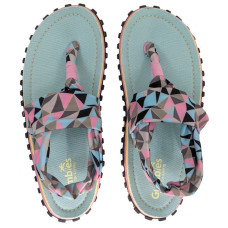 Gumbies Slingback Flip Flops W G-SB-WN-GEOM