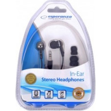 Esperanza EH125 headphones/headset In-ear Black,Graphite