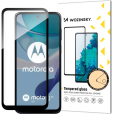 Wozinsky Izturīgs rūdīts stikls priekš Motorola G53 visam ekrānam ar Full Glue rāmi, melns