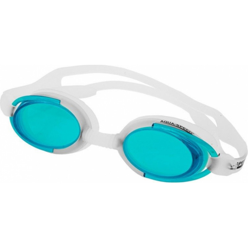 Aqua-Speed Malibu/senior/baltas brilles