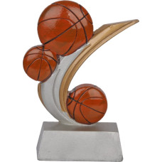 Polcups Basketbola statuete / 14 cm / daudzkrāsains