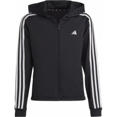 Adidas Džemperis TR-ES 3 Stripes FZH girls Jr HR5792 / melns / 140 cm