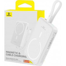 Powerbank Baseus Magnetic Mini 10000mAh 20W MagSafe (white)