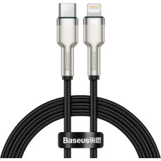 USB-C cable for Lightning Baseus Cafule, PD, 20W, 1m (black)