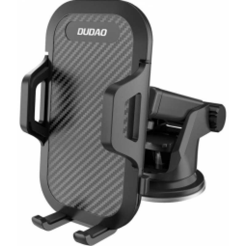 Dudao Gravity Car Mount Dashboard Windshield Phone Bracket Holder black (F2S black)