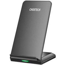 Choetech Qi wireless charger 10W phone stand + USB cable - micro USB black (T524-S)