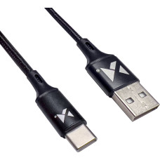 Wozinsky cable USB - USB Type C 2,4A 2m black(WUC-C2B)
