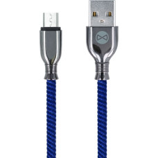 Forever Tornado cable USB - microUSB 1,0 m 3A navy blue