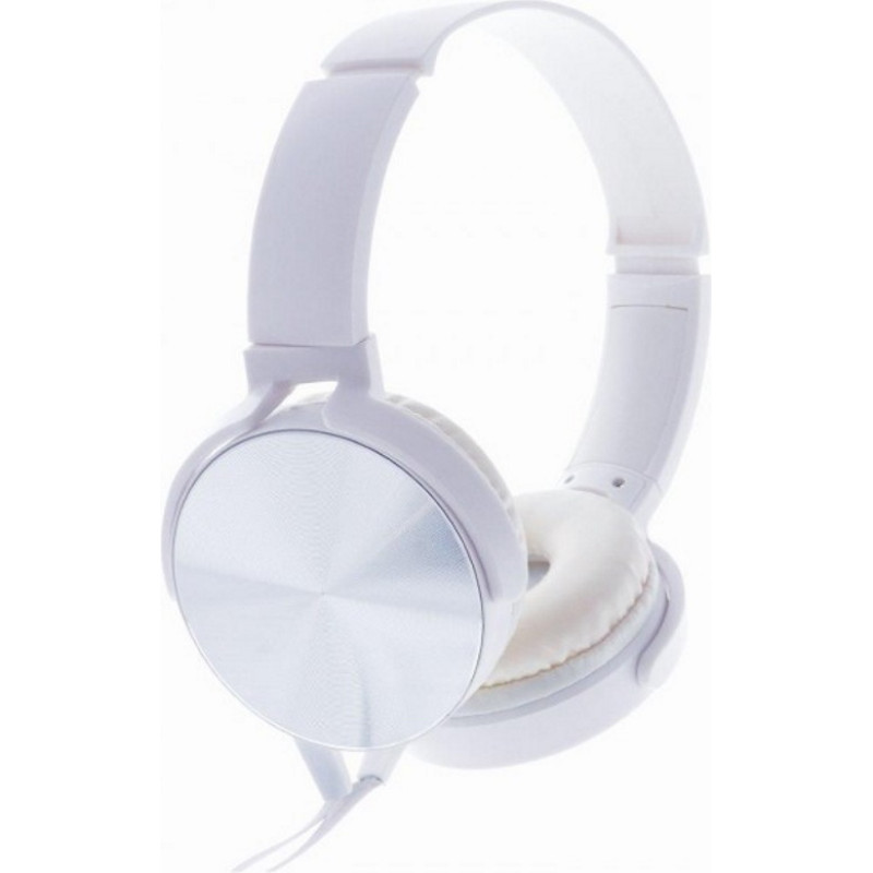 Rebeltec wired headphones Montana with microphone white