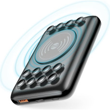 Forever wireless power bank WTB-100 PD 18W + QC 3.0 18W 10000 mAh with suction cups black