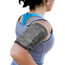 Elastic fabric armband armband for running fitness S gray