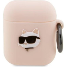 Karl Lagerfeld case for Airpods 1 | 2 KLA2RUNCHP pink 3D Silicone NFT Karl