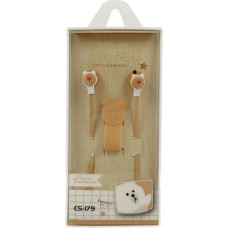 Earphones CASNI - CS-179 with microphone Beige