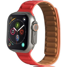Beline pasek Apple Watch Magnetic 42|44|45|49mm czerwony |red