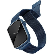 UNIQ pasek Dante Apple Watch Series 4|5|6|7|8|SE|SE2 42|44|45|49mm Stainless Steel niebieski|cobalt blue