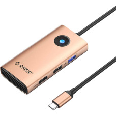 Orico Type-C 5in1 HUB Multifunction Docking Station (rose gold)