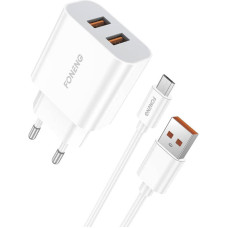 Foneng Dubultais USB lādētājs Foneng EU45 Micro