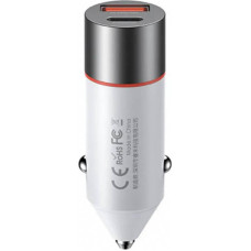 Car charger USB, USB-C  Remax RCC108, 42W (white)