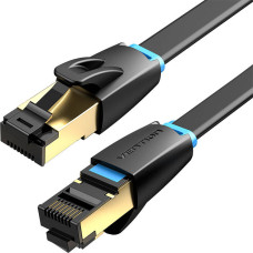 Vention Ethernet RJ45 Flat Network Cable Vention IKCBG, Cat.8, U|FTP, 1.5m (Black)