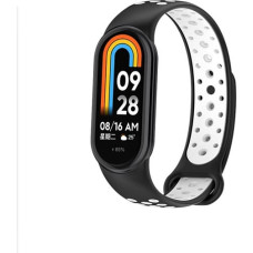 Beline pasek Mi Band 8 design czarno-biały |black-white