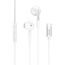 Wired in-ear headphones Vipfan M11, Type C (White)