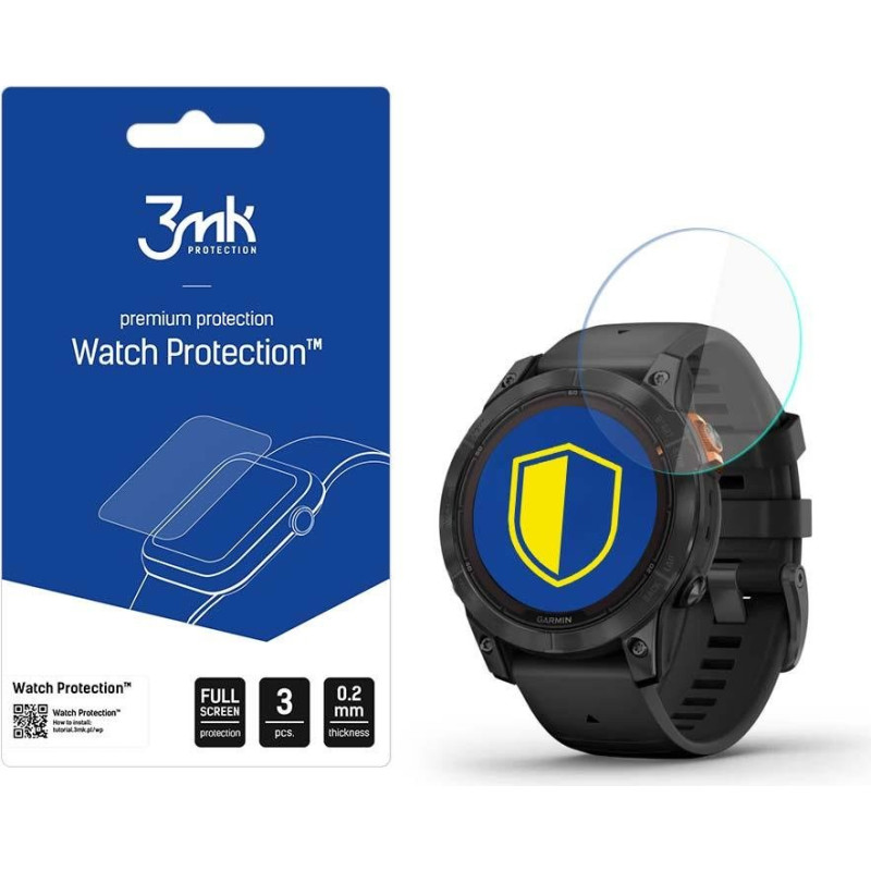 3Mk Protection Garmin Fenix ââ7 Pro Solar - 3mk Watch Protectionâ¢ v. FlexibleGlass Lite